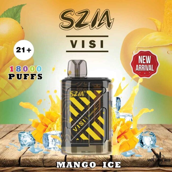 SZIA Visi 18000 Puffs 20MG Disposable Vape Price in Duabi Mango Ice