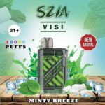 SZIA Visi 18000 Puffs 20MG Disposable Vape Price in Duabi Minty Breeze