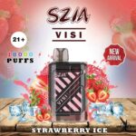 SZIA Visi 18000 Puffs 20MG Disposable Vape Price in Duabi Strrawberry Ice