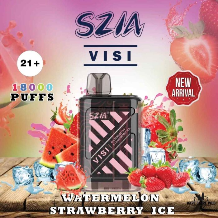 SZIA Visi 18000 Puffs 20MG Disposable Vape Price in Duabi Watermelon Strawberry Ice