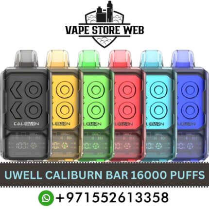 UWELL Caliburn Bar 16000 Puffs 20MG Disposable Vape in Dubai