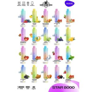 VOZOL Star 8000 Puffs 20MG Nicotine Disposable Vape Price In Dubai