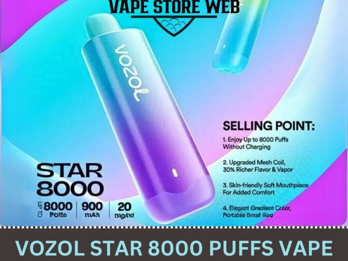 VOZOL Star 8000 Puffs 20MG Disposable Vape Price in Dubai