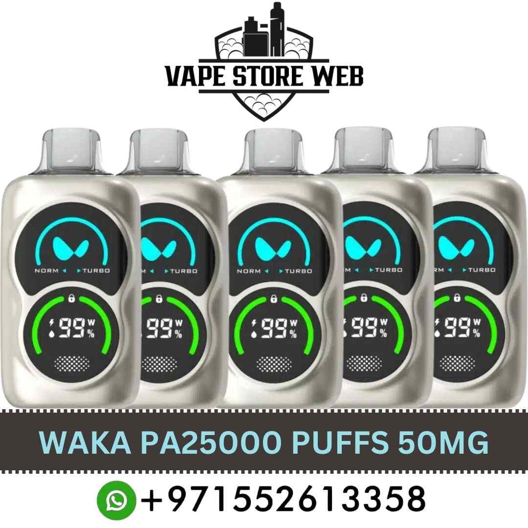 WAKA PA25000 Puffs 50MG Disposable Vape in Dubai