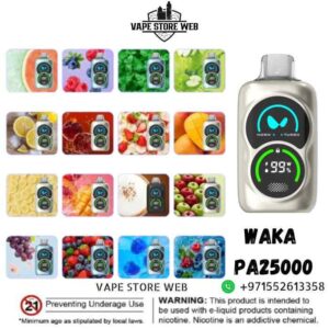 WAKA PA25000 Puffs 50MG Disposable Vape In UAE