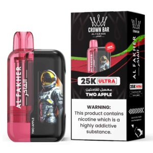 Al Fakher Ultra 25000 Puffs 50MG Disposable Vape Price In Dubai Two Apple