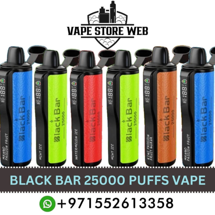 Black Bar 25000 Puffs Disposable Vape in Dubai Black Bar 25000 Puffs Disposable Vape in Dubai