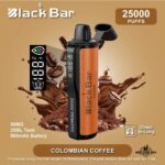 Black Bar 25000 Puffs Disposable Vape in Dubai COLOMBIAN COFFEE