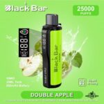 Black Bar 25000 Puffs Disposable Vape in Dubai DOUBLE APPLE