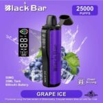 Black Bar 25000 Puffs Disposable Vape in Dubai GRAPE ICE