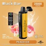 Black Bar 25000 Puffs Disposable Vape in Dubai PEACH ICE