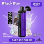Black Bar 25000 Puffs Disposable Vape in Dubai TARO ICE CREAM