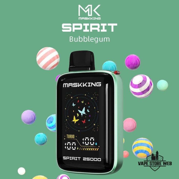 MASKKING Spirit 25000 Puffs 50MG Disposable Vape in Dubai BUBBLEGUM