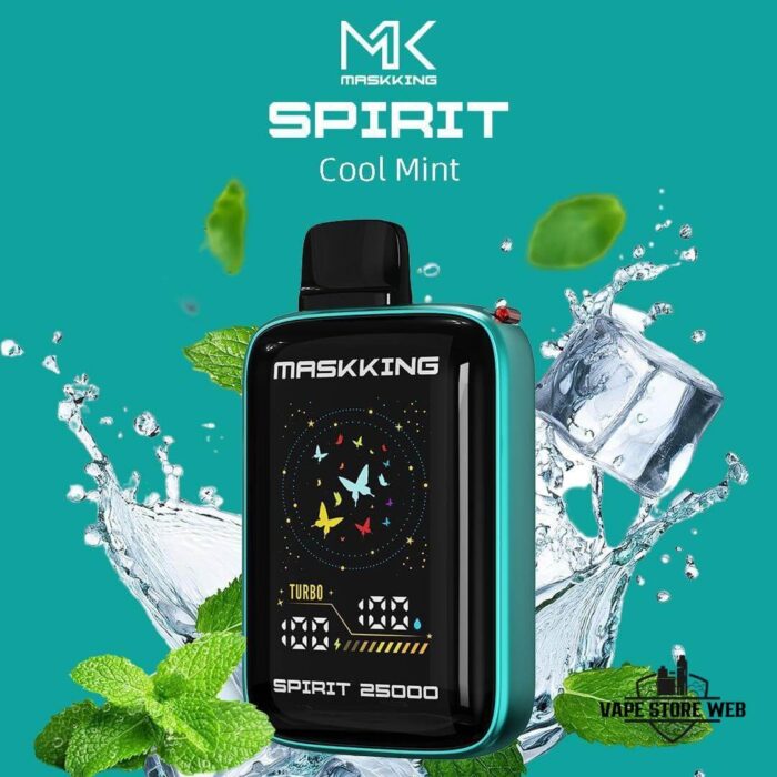 MASKKING Spirit 25000 Puffs 50MG Disposable Vape in Dubai COOL MINT