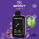 Maskking Spirit 25000 Uae MASKKING Spirit 25000 Puffs 50MG Disposable Vape in Dubai GRAPE ICE