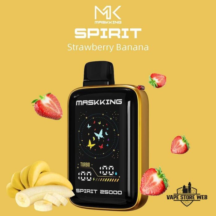 MASKKING Spirit 25000 Puffs 50MG Disposable Vape in Dubai STRAWBERRY BANANA