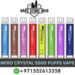 NERD CRYSTAL 5500 PUFFS PRICE IN DUBAI