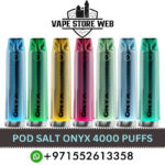 Pod Salt Onyx 4000 Puffs Disposable Vape in Dubai