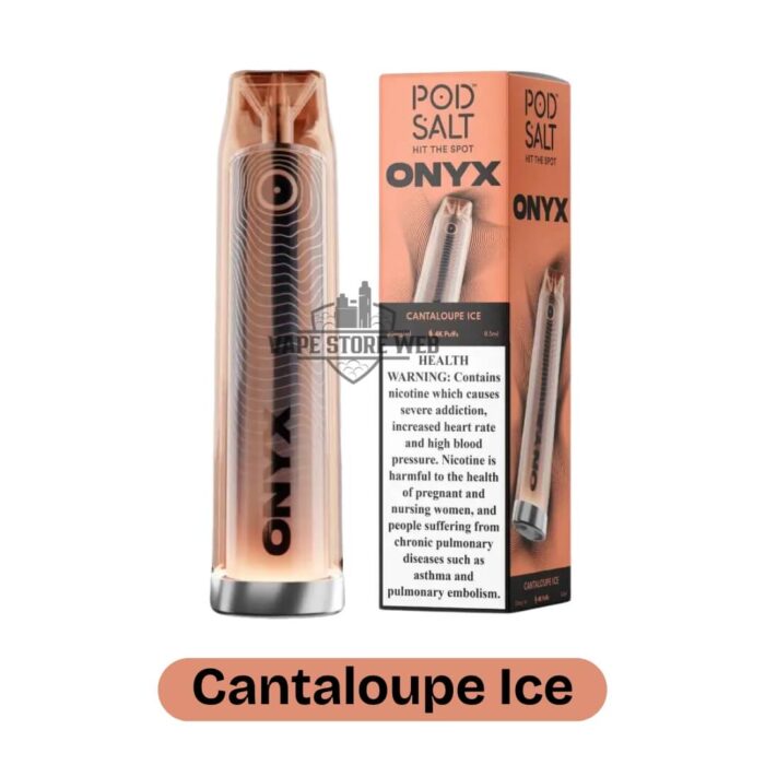 Pod Salt Onyx 4000 Puffs Disposable Vape in Dubai Cantaloupe Ice