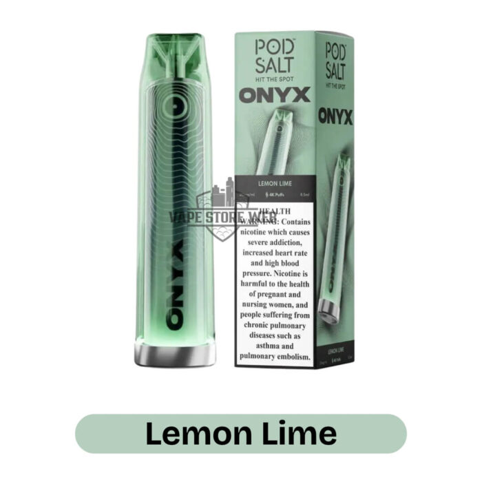 Pod Salt Onyx 4000 Puffs Disposable Vape in Dubai Lemon Lime