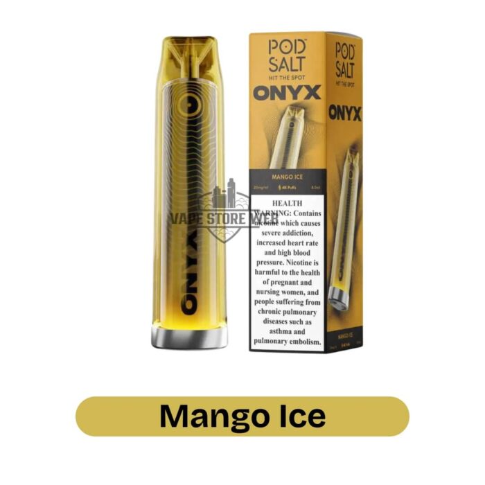 Pod Salt Onyx 4000 Puffs Disposable Vape in Dubai Mango Ice