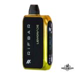 RIFBAR Turbo-X 15000 Puffs 50mg Disposable Vape Price in Dubai Lemonade