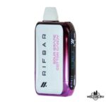 RIFBAR Turbo-X 25000 Puffs 50mg Disposable Vape Price in Dubai Sour Grape Cotton Candy