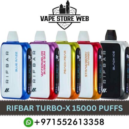 RIFBAR Turbo-X215000 Puffs 50mg Disposable Vape in Dubai