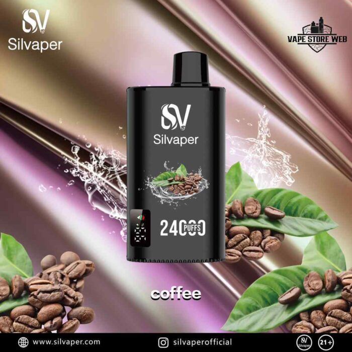 SILVAPER 24000 Puffs 20mg Disposable Vape Price in Dubai Coffee