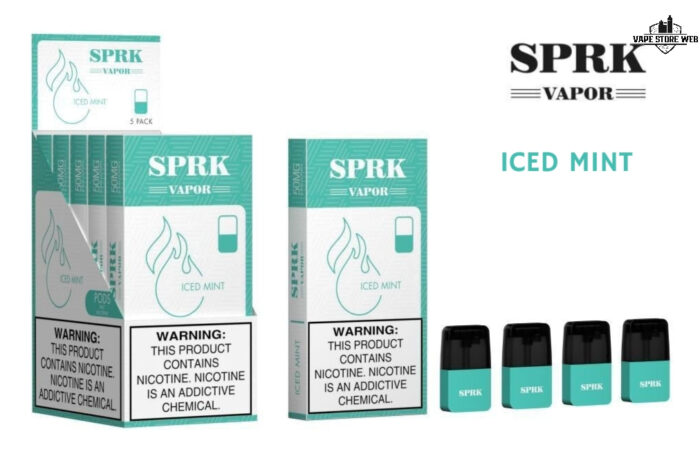 SPRK VAPOR POD CARTRIDGE IN DUBAI ICED MINT