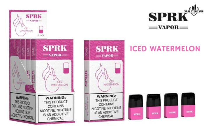SPRK VAPOR POD CARTRIDGE IN DUBAI ICED WATERMELON