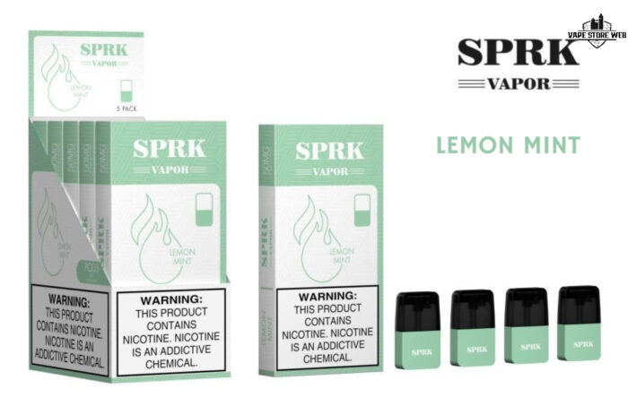 SPRK VAPOR POD CARTRIDGE IN DUBAI LEMON MINT