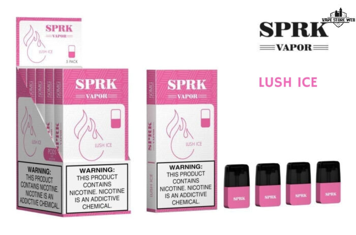 SPRK VAPOR POD CARTRIDGE IN DUBAI LUSH ICE