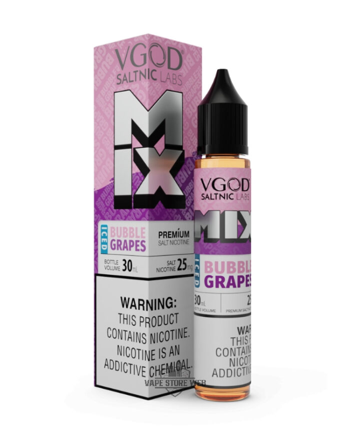 VGOD Mix Saltnic Price in Dubai ICED BUBBLE GRAPES