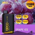 BECO Soft Max 12000 Puffs Disposable Vape Price in Dubai Grape Ice