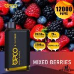 BECO Soft Max 12000 Puffs Disposable Vape Price in Dubai Mixed Berries
