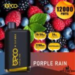 BECO Soft Max 12000 Puffs Disposable Vape Price in Dubai Purple Rain