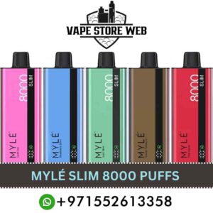 MYLÉ Slim 8000 Puffs 50MG Disposable Vape Price In Dubai