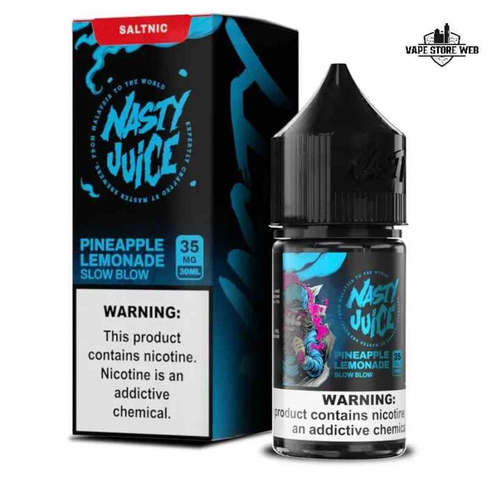 NASTY 30ml Salt Nicotine 35mg & 50mg E-Liquid Price in Dubai Pineapple Lemonade Slow Blow