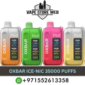 OXBAR Ice Nic Control 35000 Puffs 50MG Disposable Vape Price In Dubai