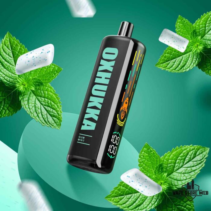 OXBAR Oxhukka 25K Puffs 5MG Disposable Vape Price in Dubai Gum Mint