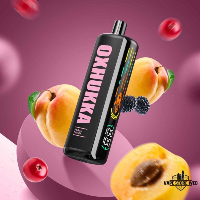 OXBAR Oxhukka 25K Puffs 5MG Disposable Vape Price in Dubai Peach Berry