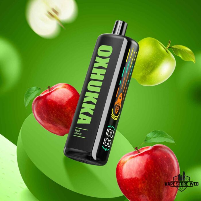 OXBAR Oxhukka 25K Puffs 5MG Disposable Vape Price in Dubai Two Apple