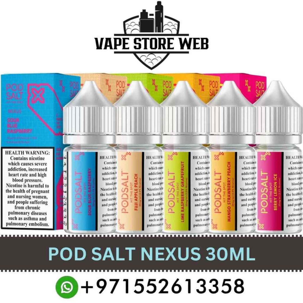 Best e-liquid brands in UAE: POD SALT Nexus 20mg 30ml e-liquid