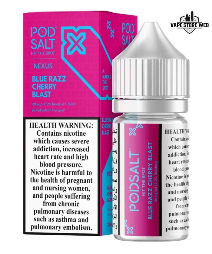 PODSALT NEXUS SALTNICS PRICE IN DUBAI blue razz cherry blast