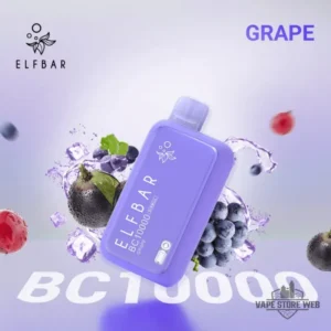 elf bar bc10000 puffs 50mg disposable vape in dubai grape