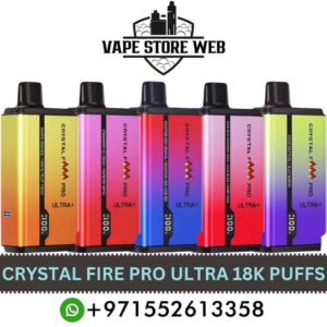 CRYSTAL Fire Pro Ultra 18000 Puffs Disposable Vape Price In Dubai