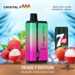 CRYSTAL Fire Pro Ultra 18000 Puffs Disposable Vape Price in Dubai 7up Mojito Mogu Mogu Lychee