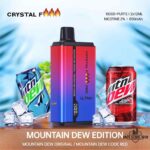 CRYSTAL Fire Pro Ultra 18000 Puffs Disposable Vape Price in Dubai Mountain Dew Original Mountain Dew Code Red