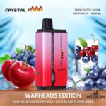 CRYSTAL Fire Pro Ultra 18000 Puffs Disposable Vape Price in Dubai Sour Blue Raspberry Soda Sour Black Cherry Soda